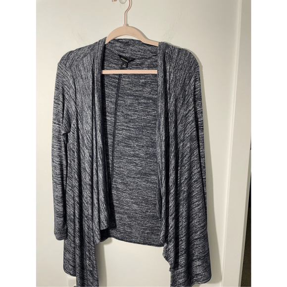 Banana Republic Heathered Dark Grey Open Front Cardigan S - Picture 1 of 5